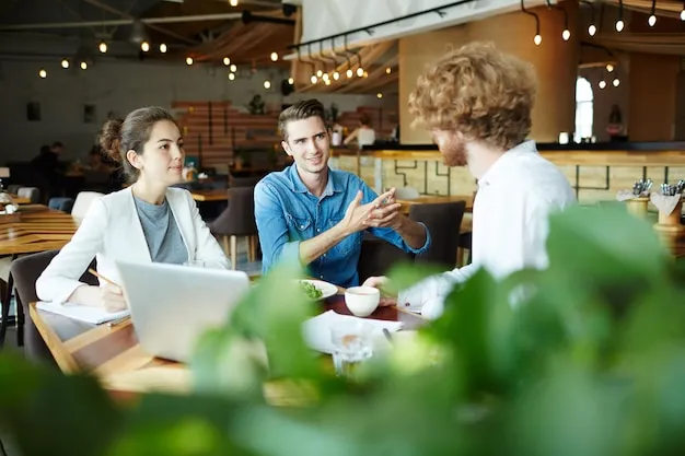 Consulting in a restaurant